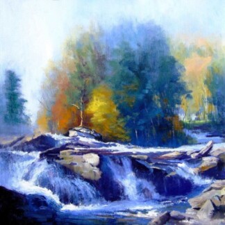 Image of Golden Cascade, Falls of Dochart by Colin Robertson